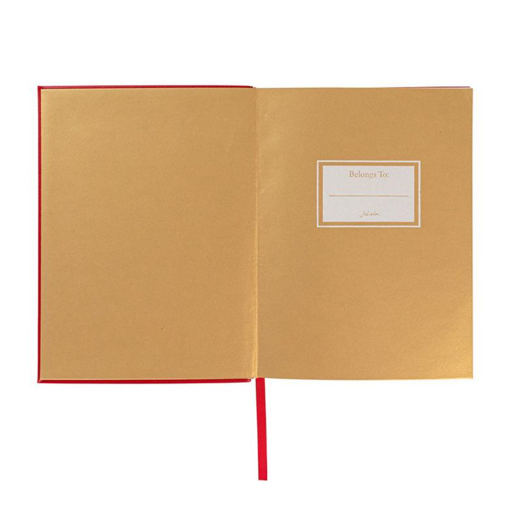 Naughty/Nice Embossed Journal