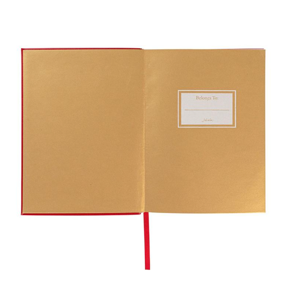Naughty/Nice Embossed Journal