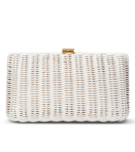 Adelina Wicker Clutch