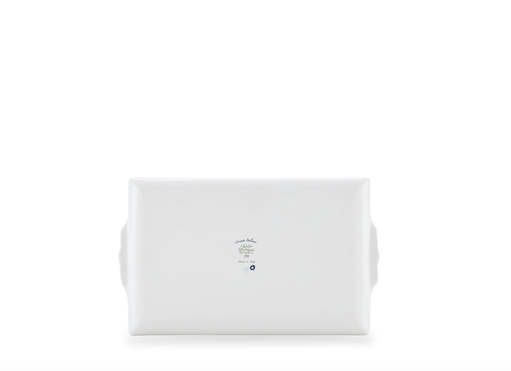 Rectangular Tray with Handles, 9" in Iris