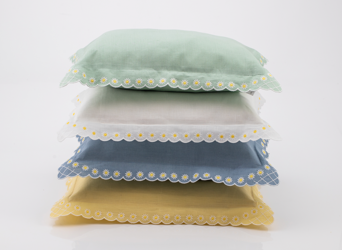 Daisy Boudoir Sham in Yellow