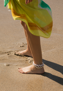 Blue Pearl Anklet