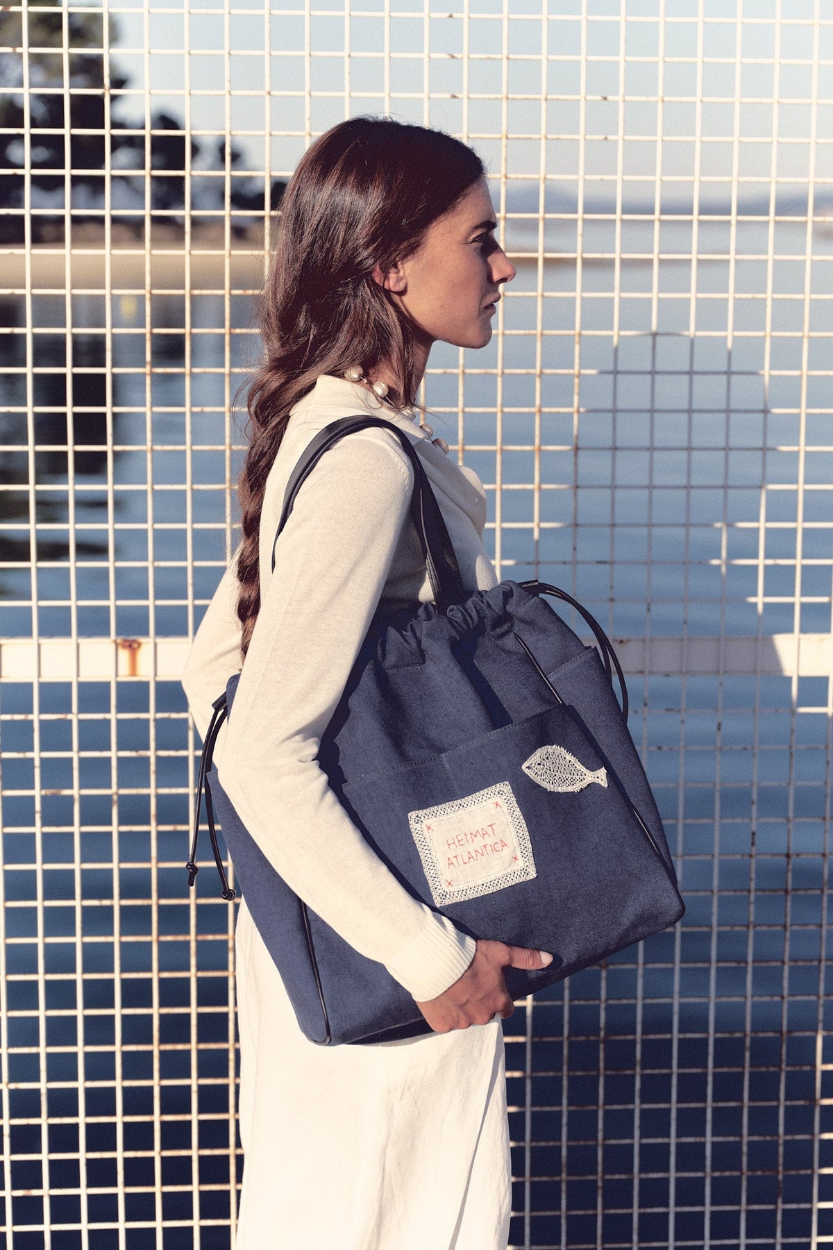 "Camarinas" Tote in Navy