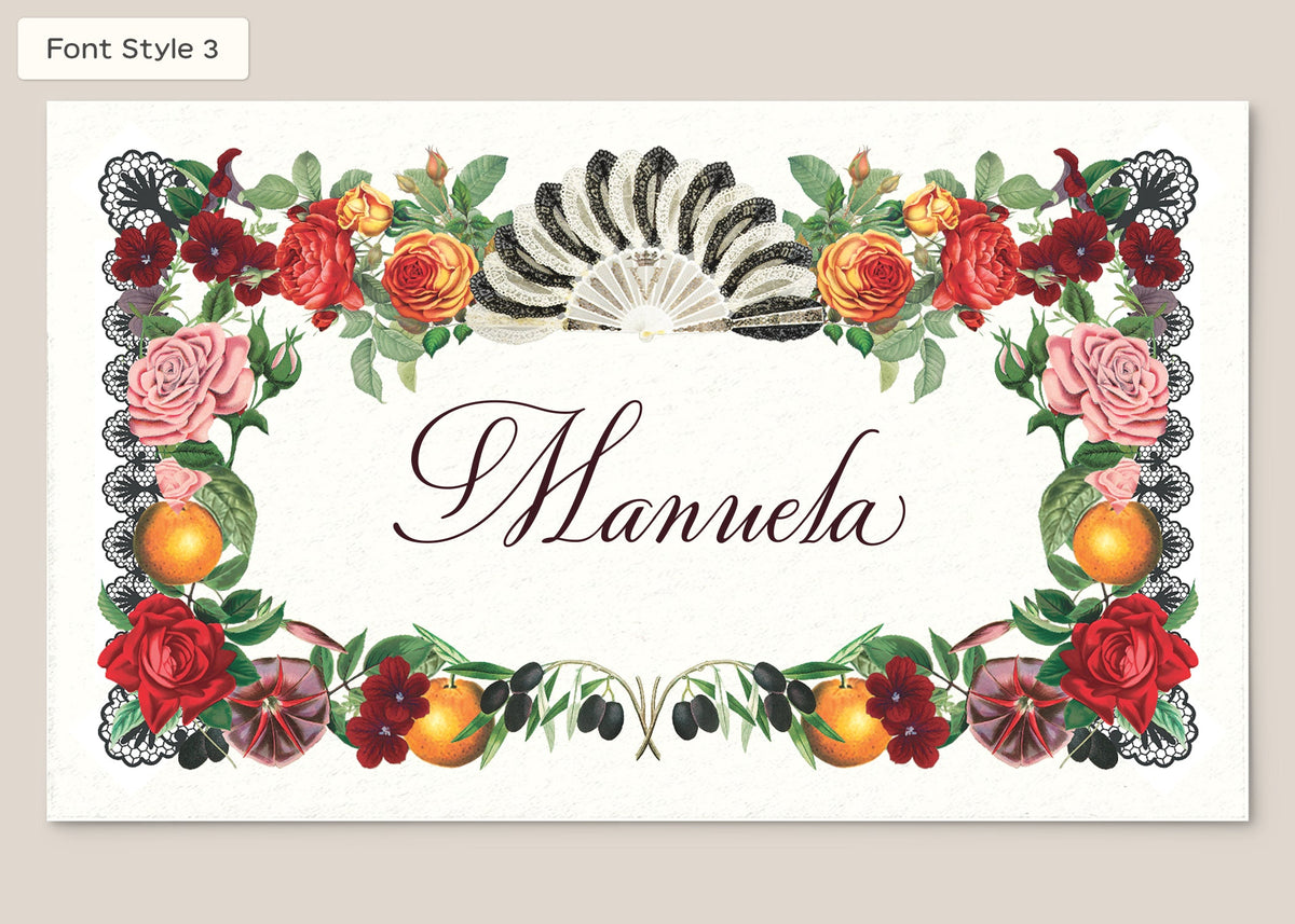 Place Card Form