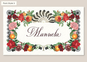 Place Card Form