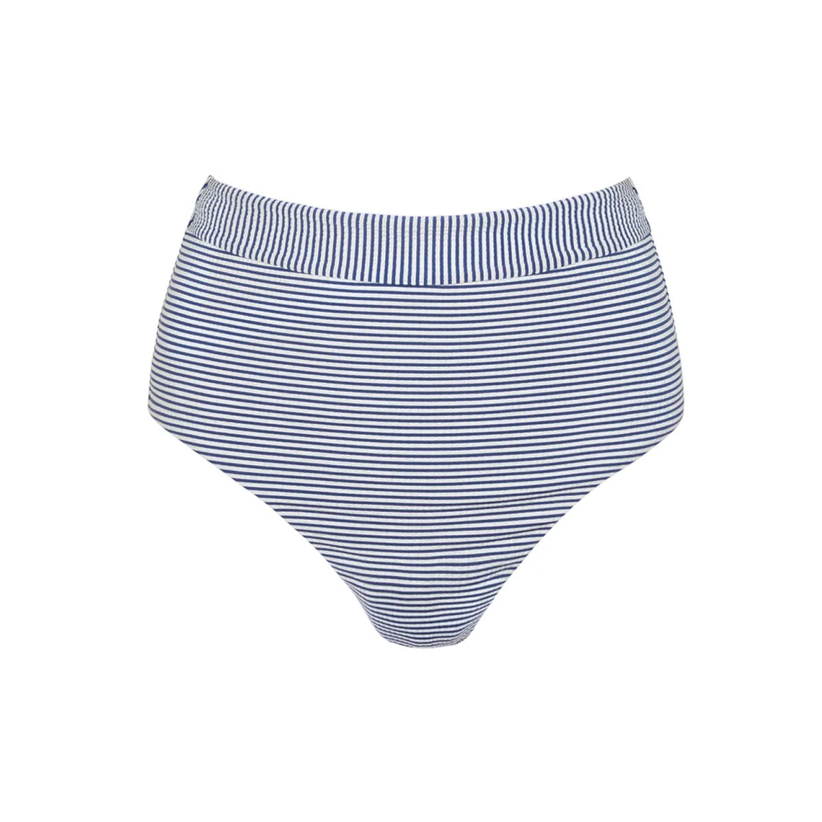 Women’s Harbor Stripe High Waist Bikini Bottom