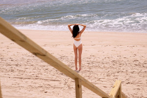 Pia One-Piece in Vintage White