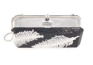 Slim Rectangle Jeweled Plume