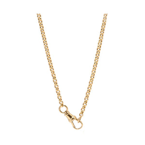 Small Belcher Chain with Dog Clip Clasp