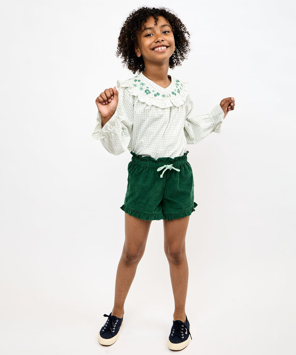 Stella Short in Forest Corduroy