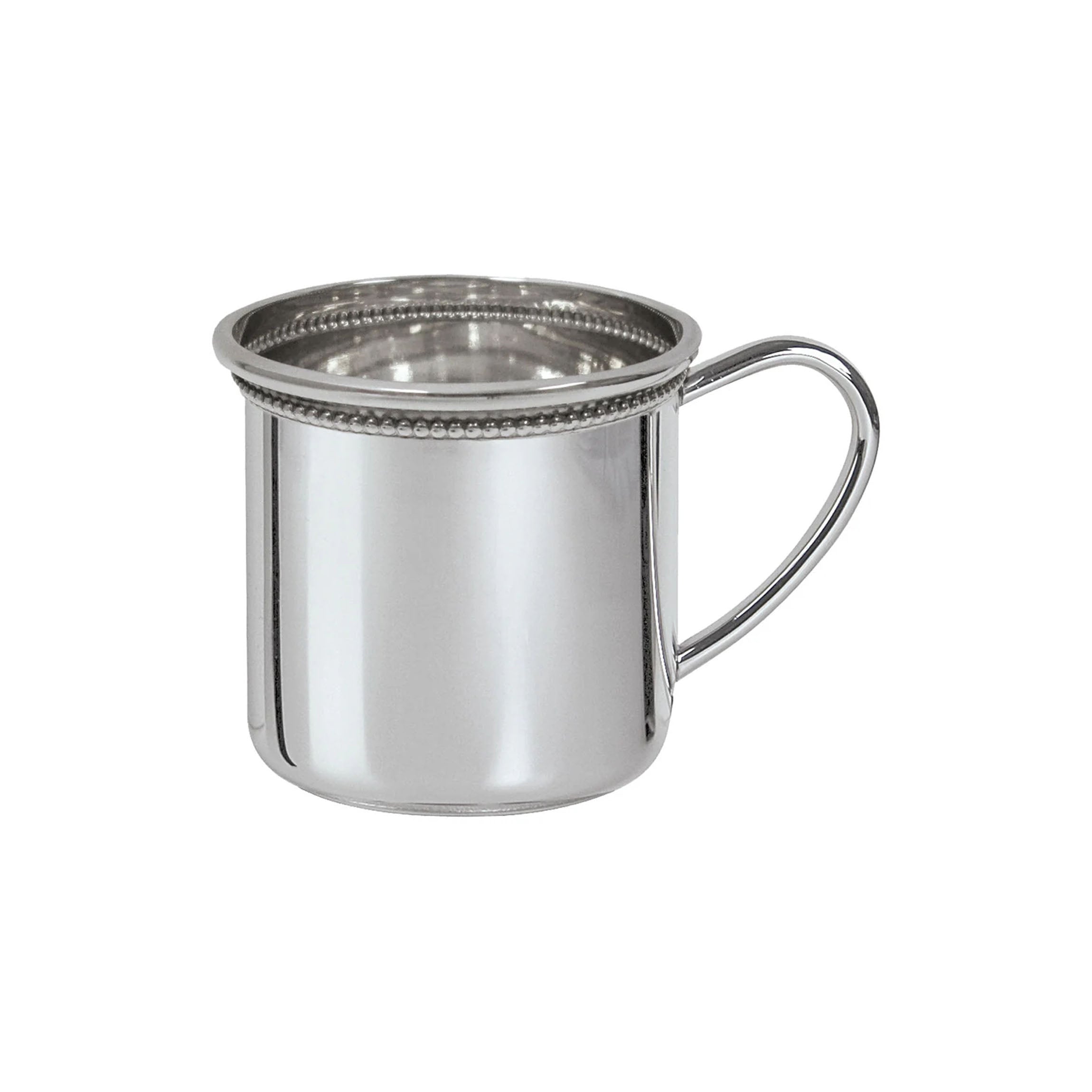 Sterling Silver Beaded Cambridge Baby Cup
