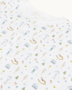 Sugar Plum Fairies Henley Pajama in Pink