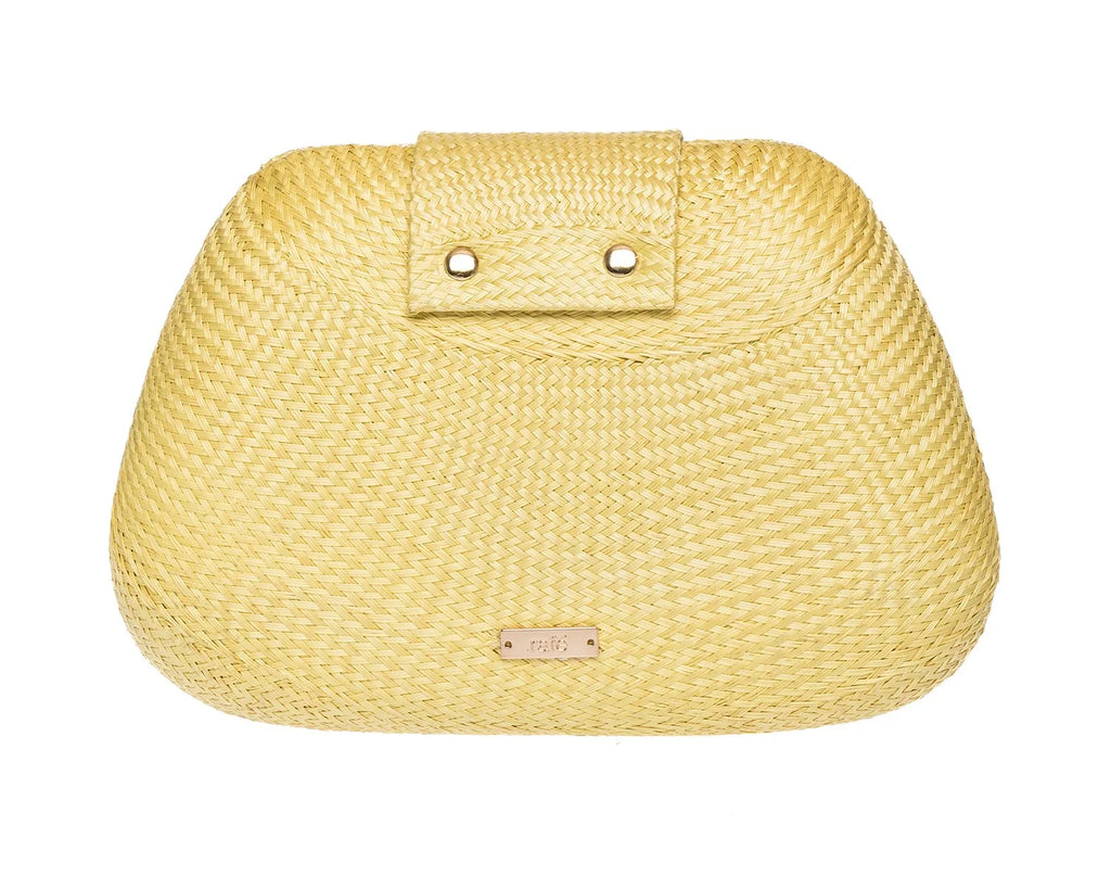 Tamu Clutch in Yellow