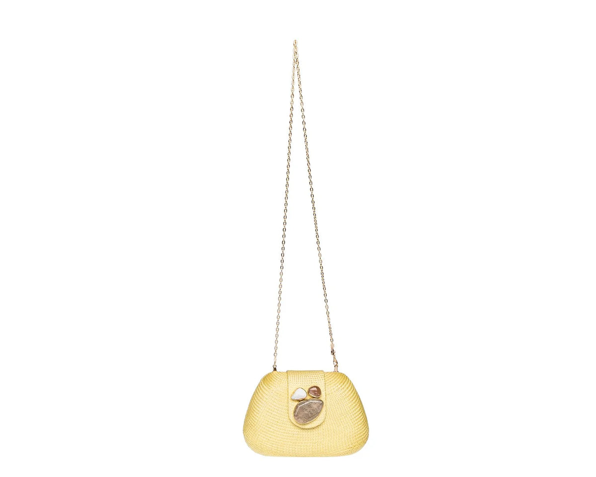 Tamu Clutch in Yellow