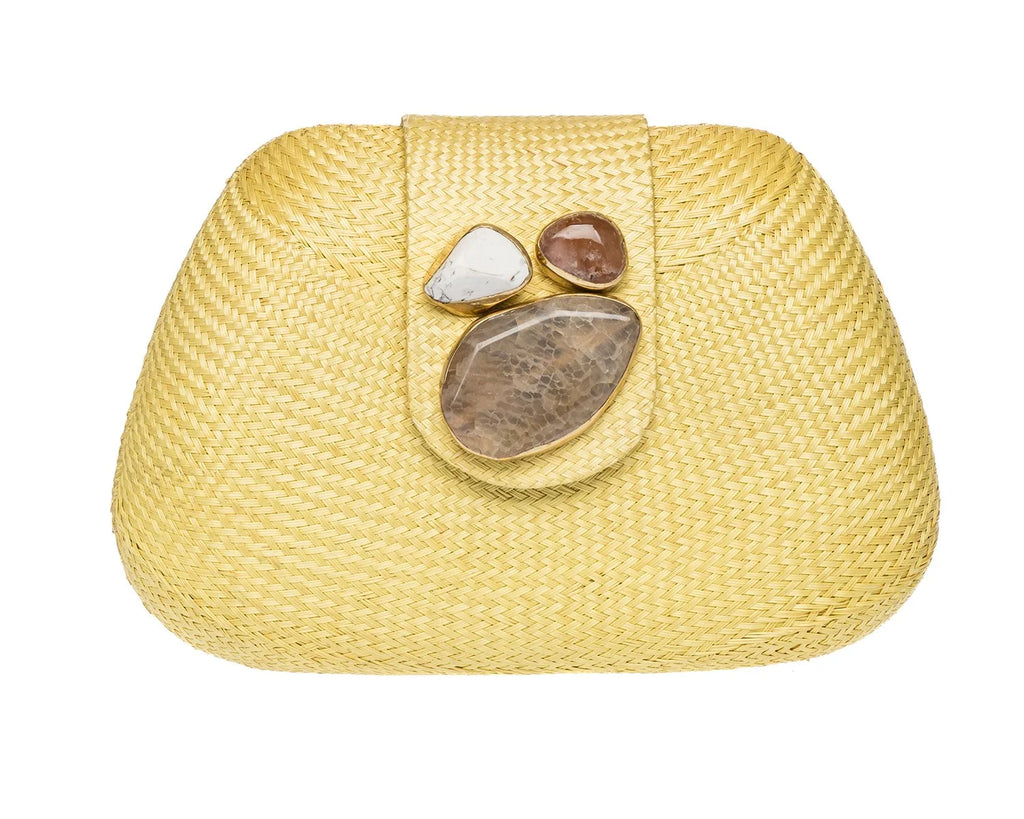 Tamu Clutch in Yellow