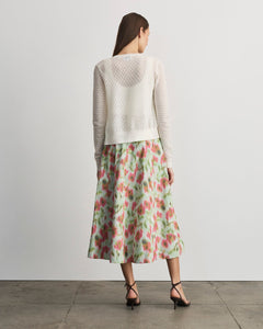 Tavia Skirt in Pistachio Multi