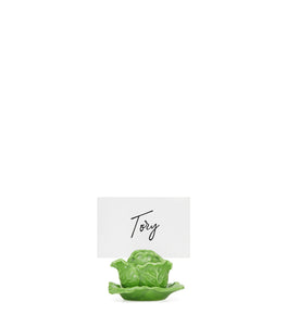 Lettuce Ware Card Holders in Green, Set of 4