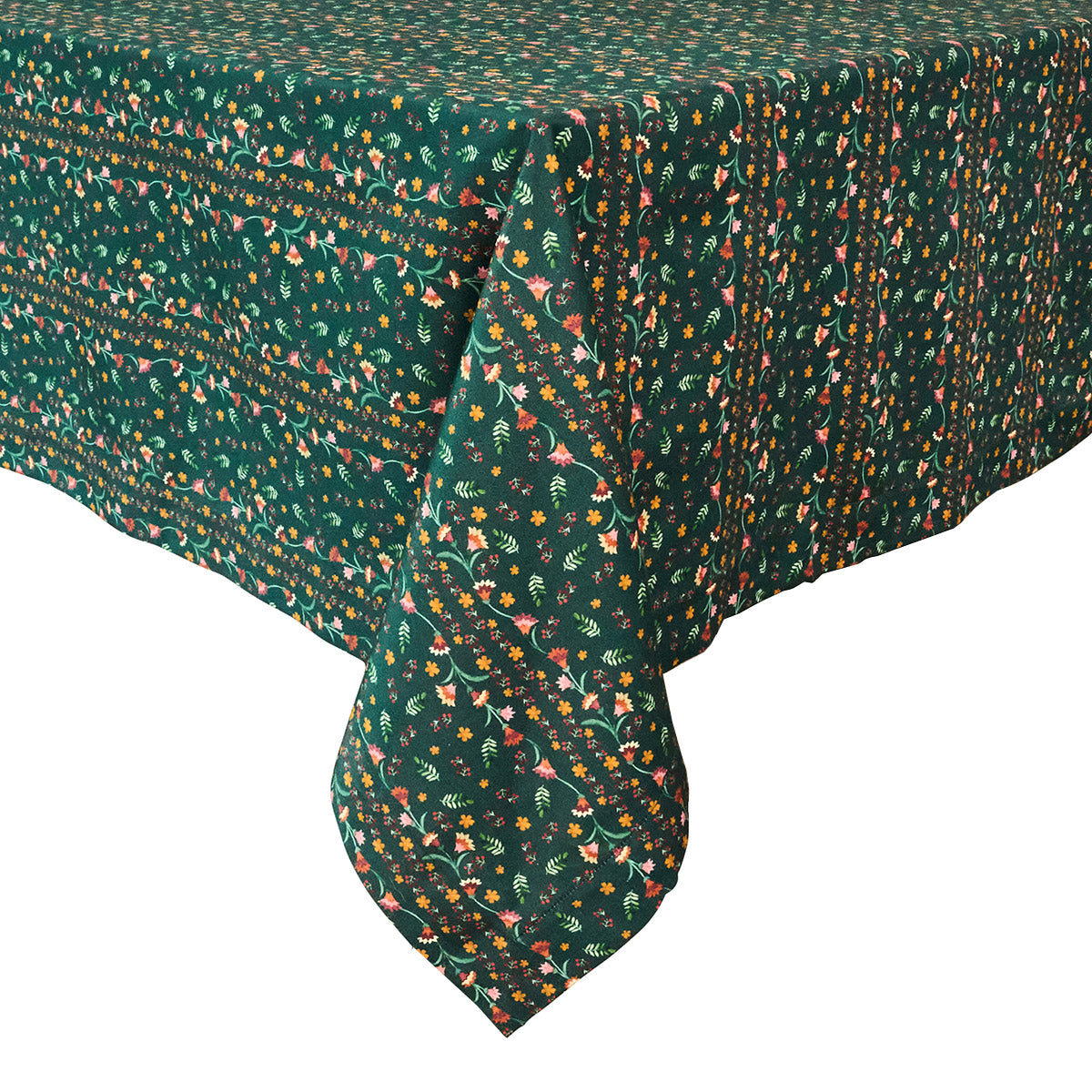 Klara 60" x 120" Tablecloth in Evergreen