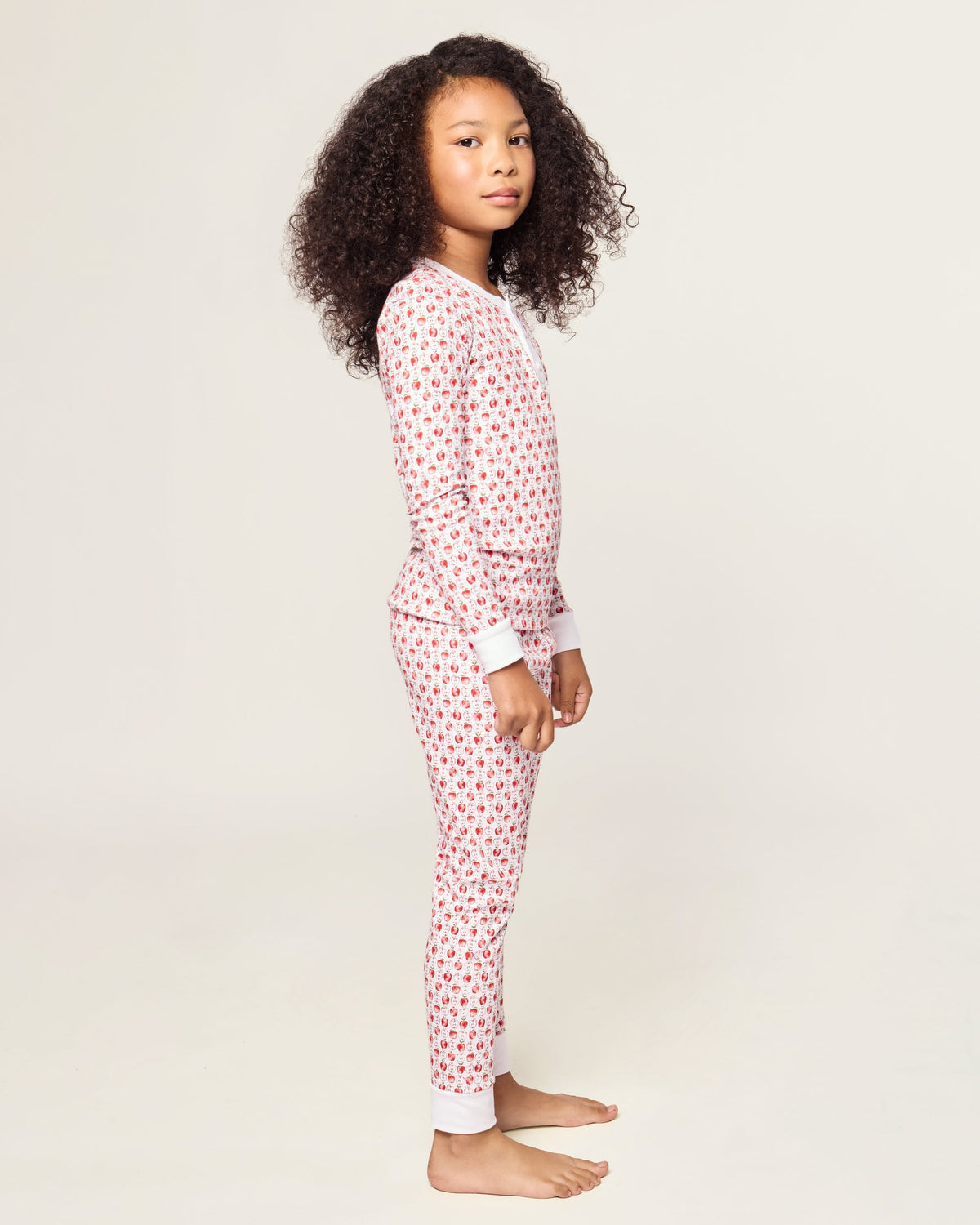 Kid’s Pima Snug Fit Pajama Set in Autumn Orchards