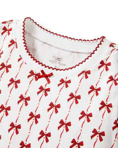 Kid’s Pima Snug Fit Pajama Set in Blissful Bows