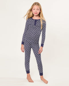 Kid’s Pima Snug Fit Pajama Set in Festival of Lights