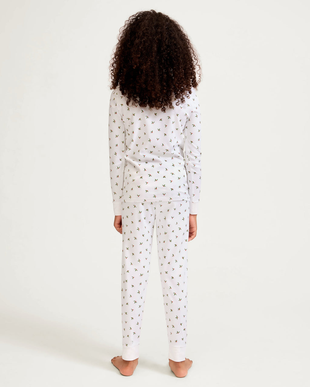 Kid’s Pima Snug Fit Pajama Set in Mistletoe Moments