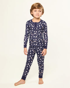 Kid’s Pima Snug Fit Pajama Set in Spooky Slumber