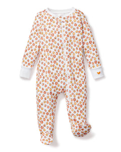 Baby’s Pima Romper in Pumpkin Patch