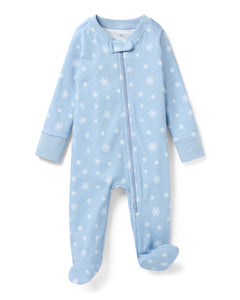 Baby’s Pima Romper in Periwinkle Wonderland