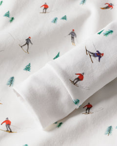 Kid’s Pima Snug Fit Pajama Set in Après Ski