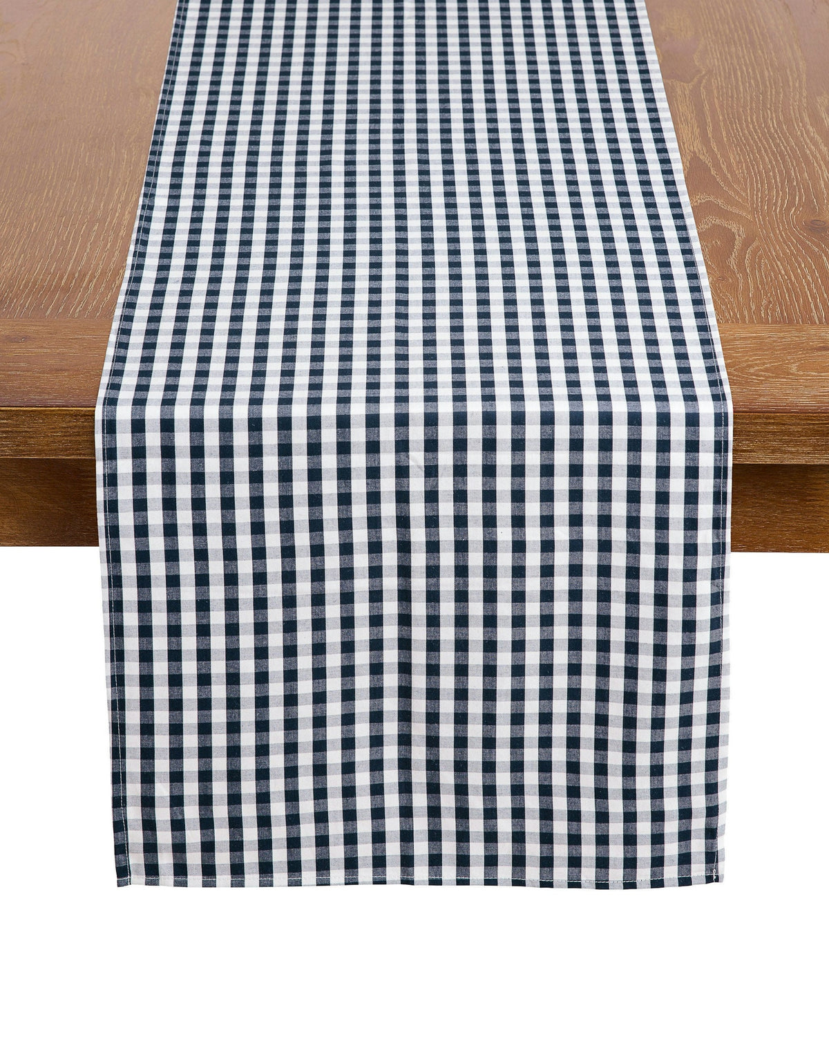 Signature Twill Runner in Navy French Ticking