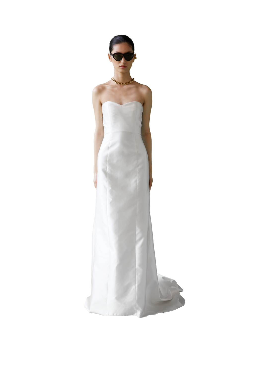Strapless Silk Mikado Dress | STYLE 109