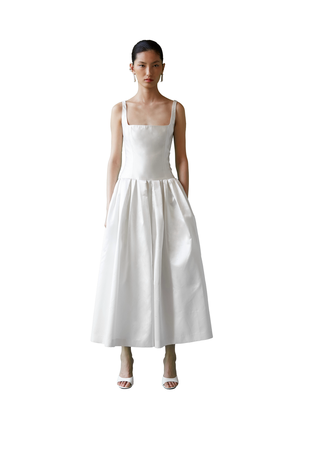 Ankle Length Drop Waist Gown | STYLE 108