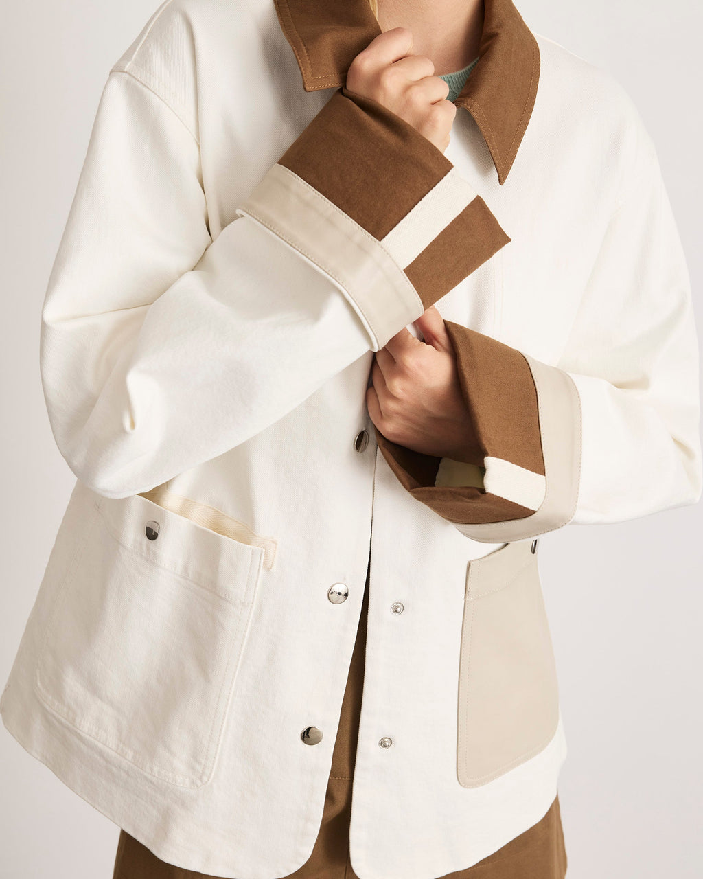 Troy Jacket in Chalk