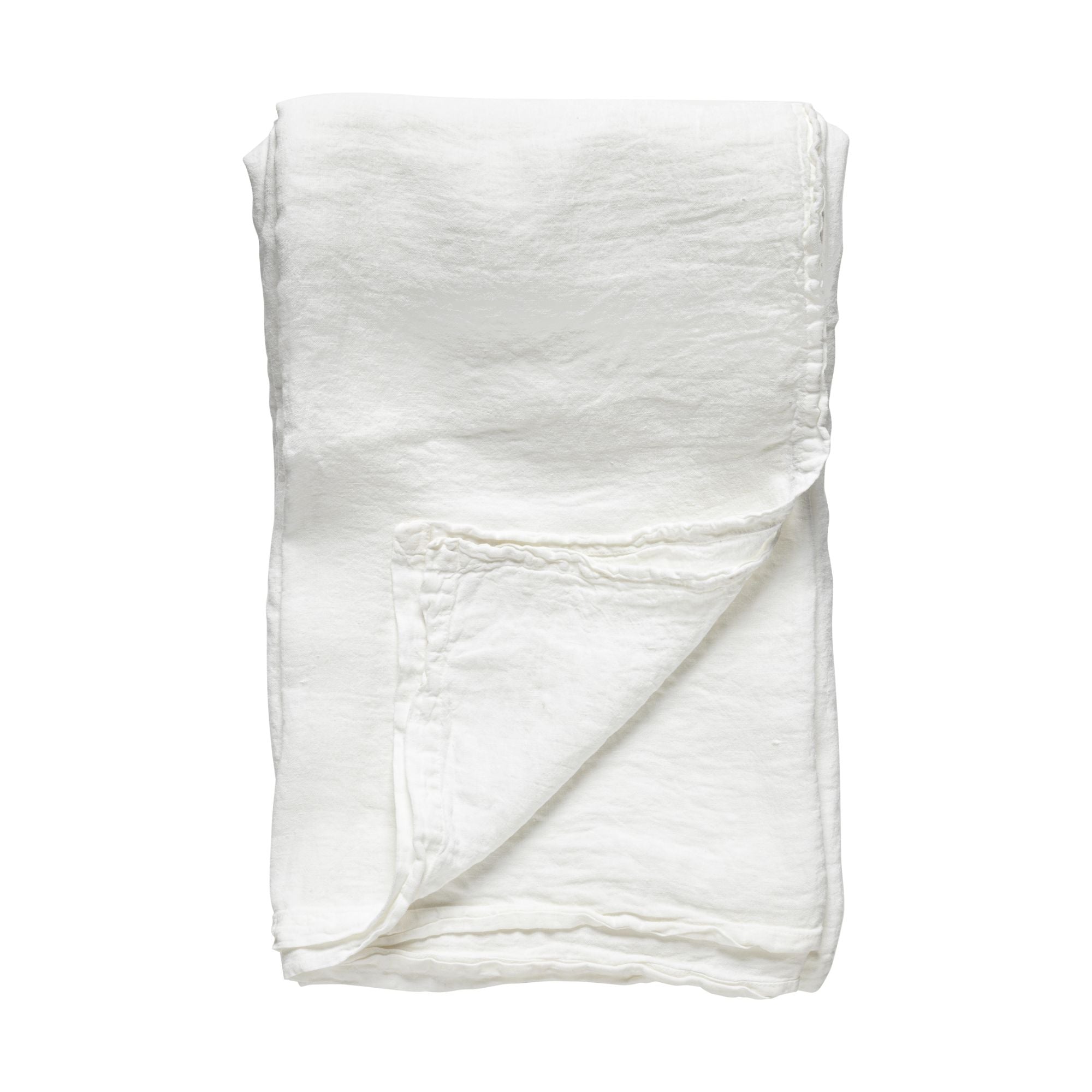 Maria Collection Tablecloth in Chalk White