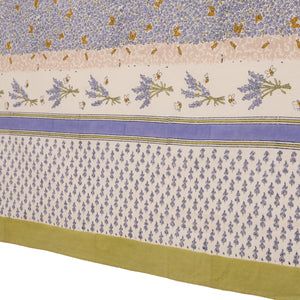 French Tablecloth Lavender Bouquet Purple