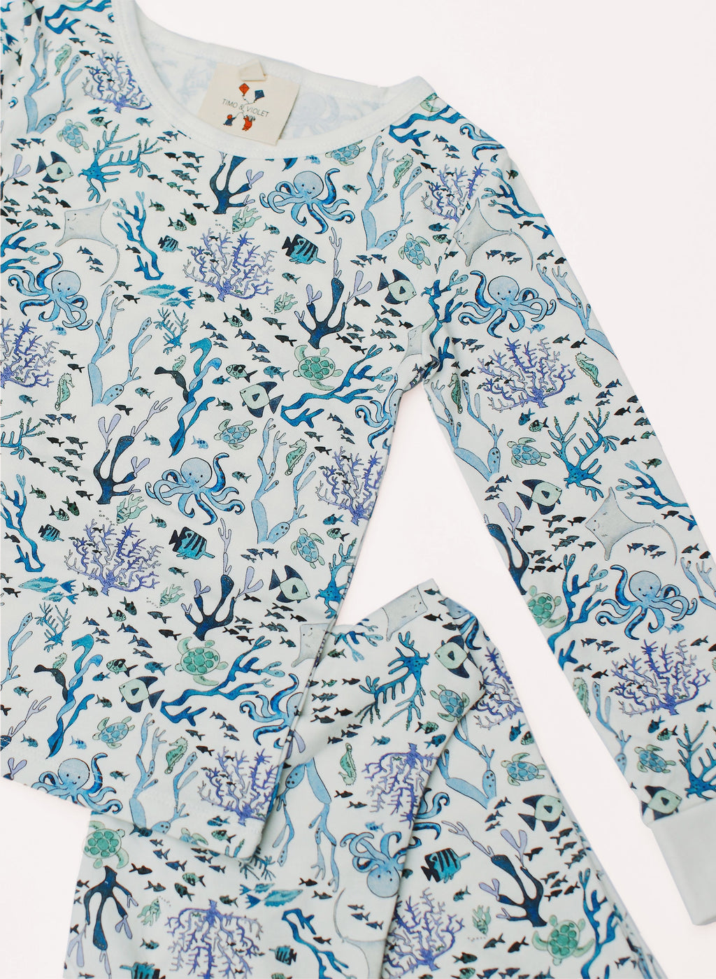 The Two Piece Pajamas in Coral Reef