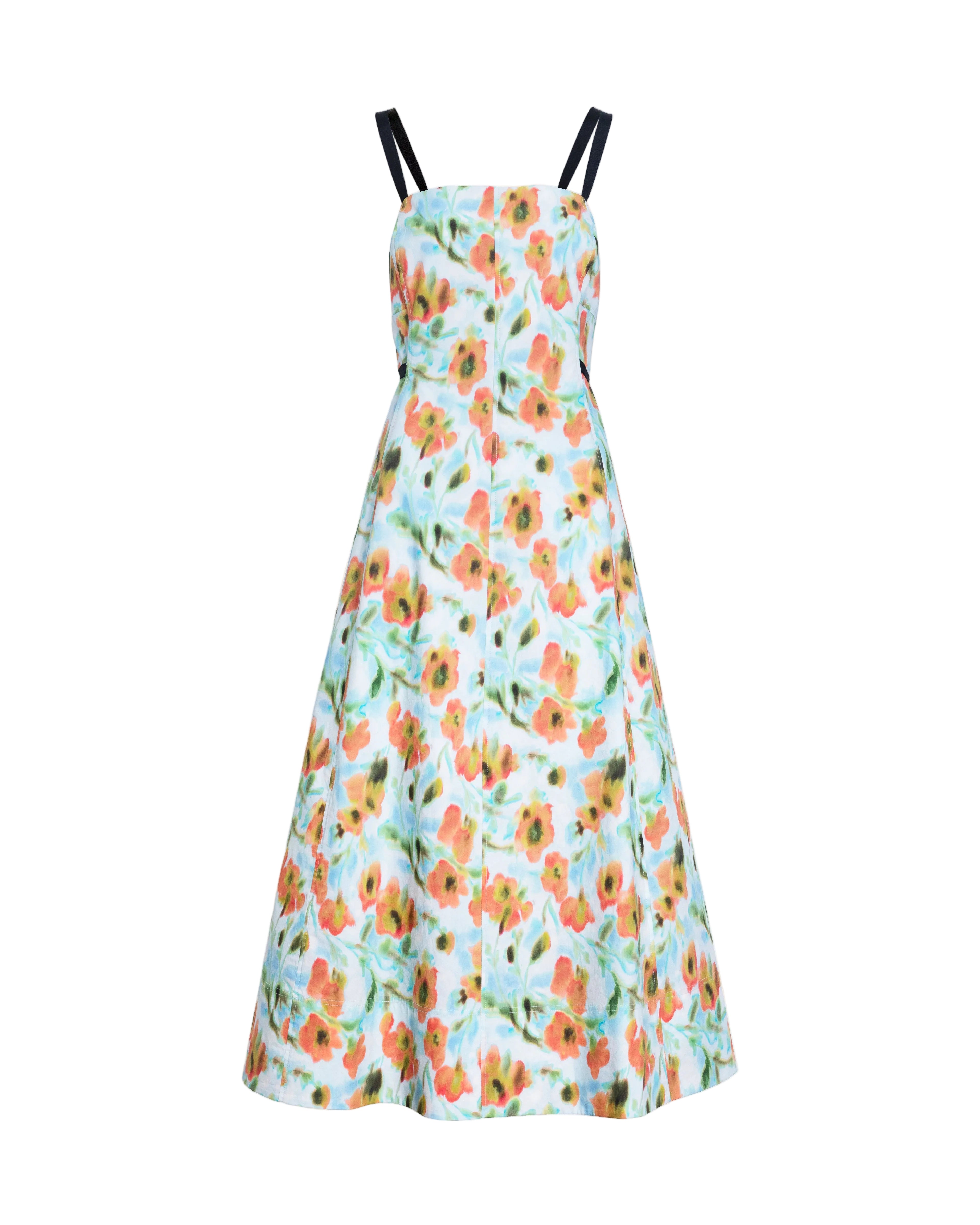 Tavia Dress in Powder Blue Multi