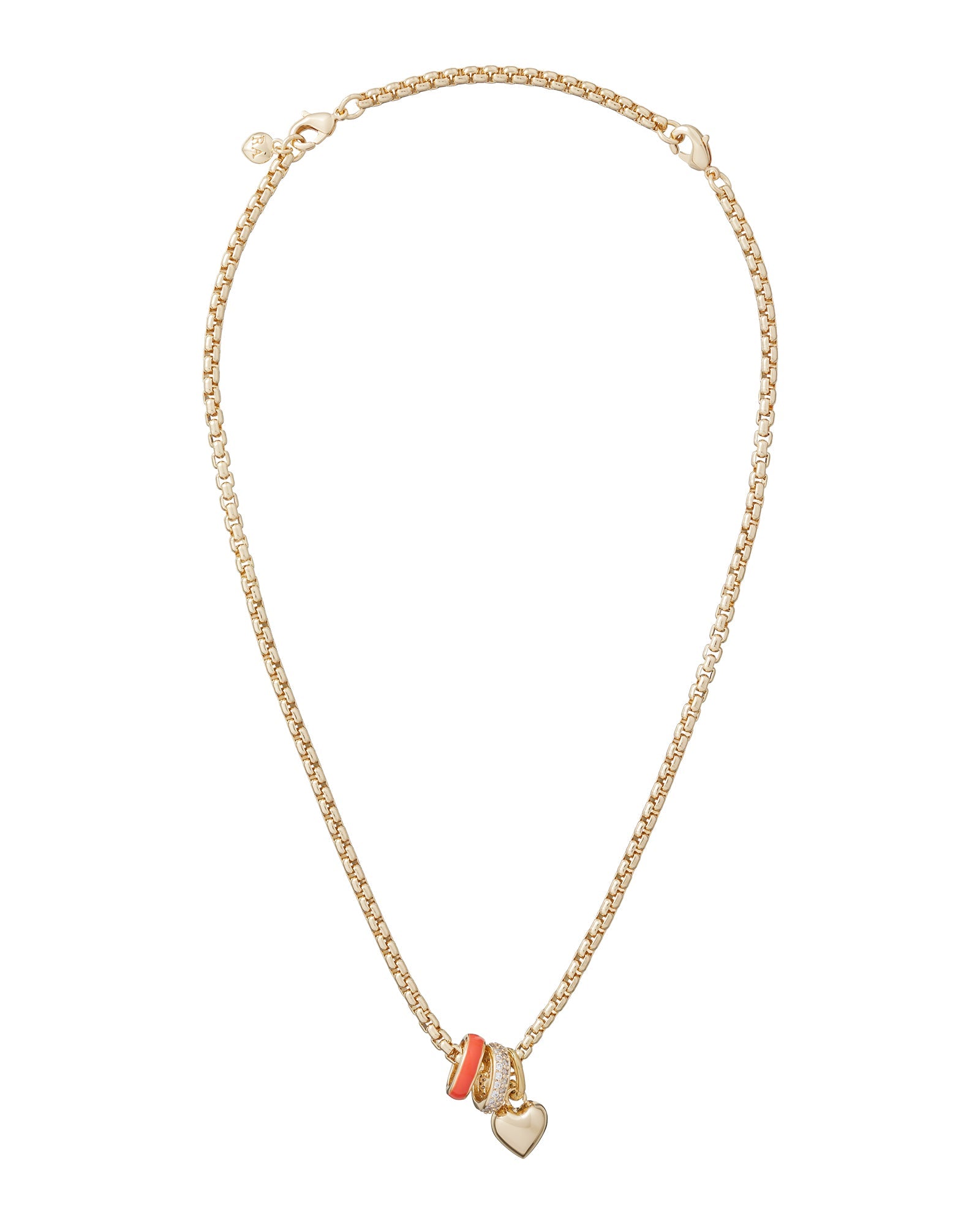 The Box Chain Charm Necklace