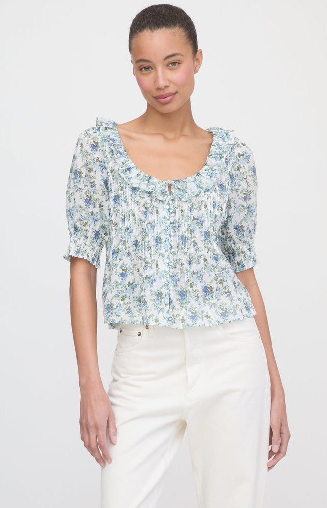 The Camri Top in English Daisy