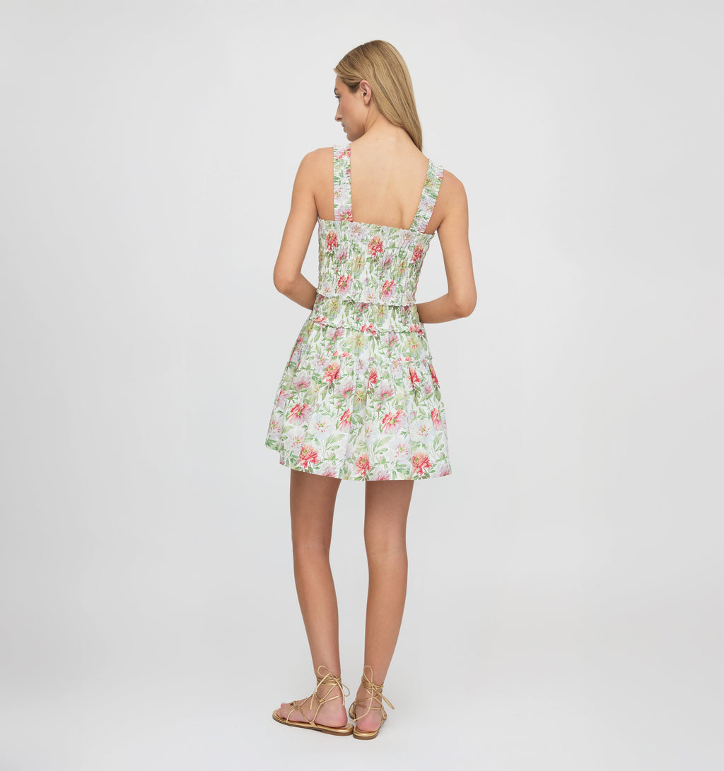 The Azalea Mini Nap Dress in Peony Chintz