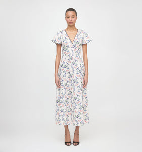 The Brie Dress in Scallop Bow Chintz Pink