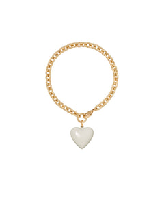 The Mini Puffy Heart Bracelet