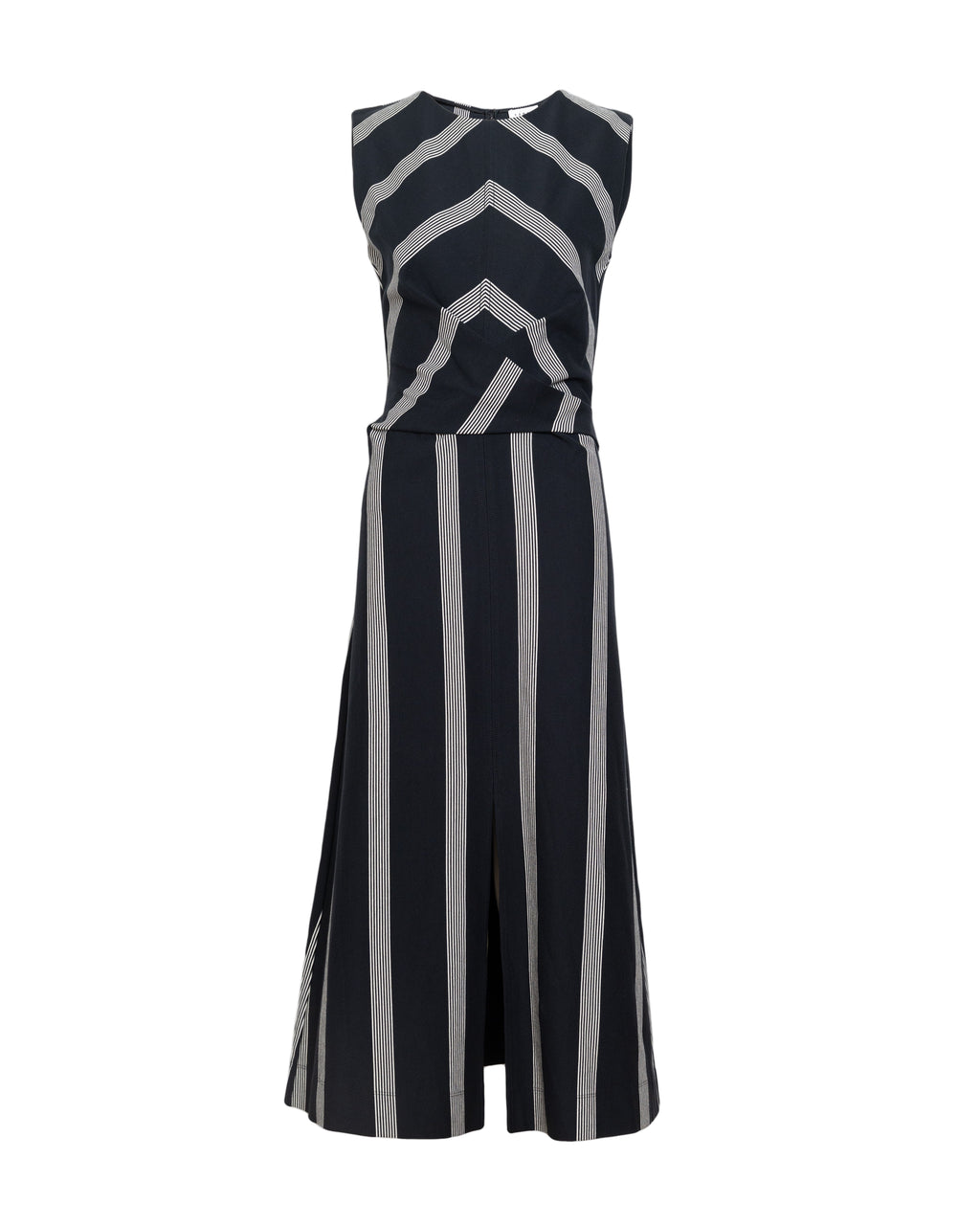Theo Dress in Black & Cream