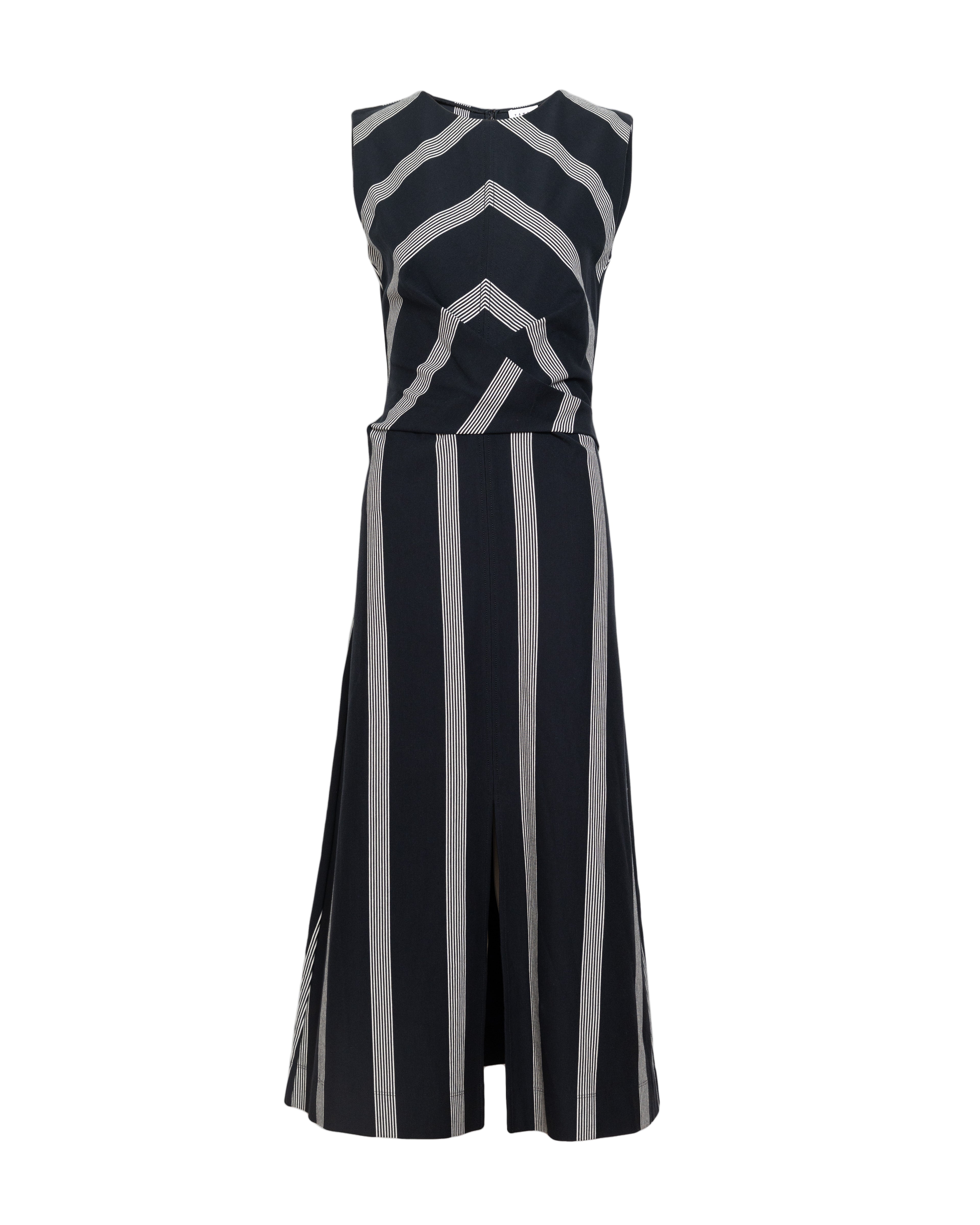 Theo Dress in Black & Cream