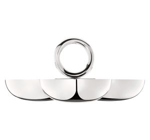 Vertigo Silver-plated 3-Part Server, Small