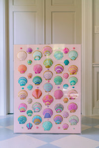 48" x 36" Custom Shell Artwork by Erin Donahue Tice