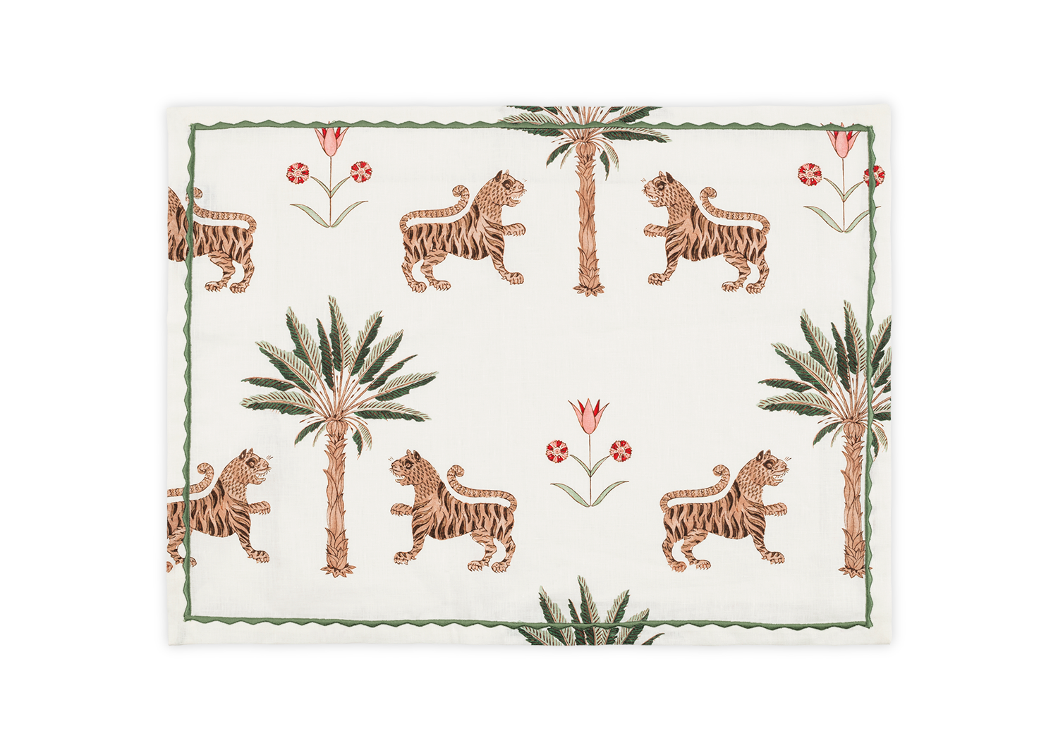 Matouk Schumacher Tiger Palm Placemat, Set of 4