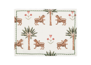 Matouk Schumacher Tiger Palm Placemat, Set of 4
