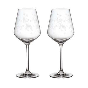 Toys Delight Stems Red Wine Goblet Set in Clear, Set of 2